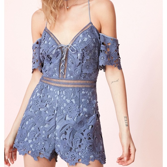 SAYLOR Other - Saylor Mandy lace romper